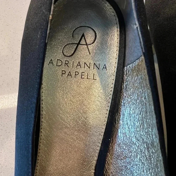 Adrianna Papell Black Peep Toe Heels - Picture 13 of 16